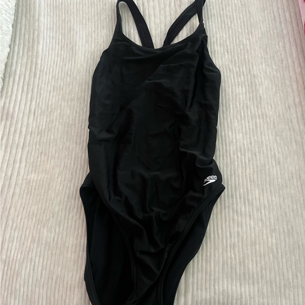 Black speedo one piece